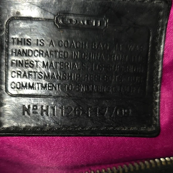 Coach Poppy Shoulder Bag - Pink and Black 2011 - Picture 6 of 8